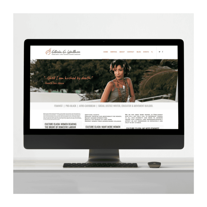 Alicia A Wallace, writer and activist website